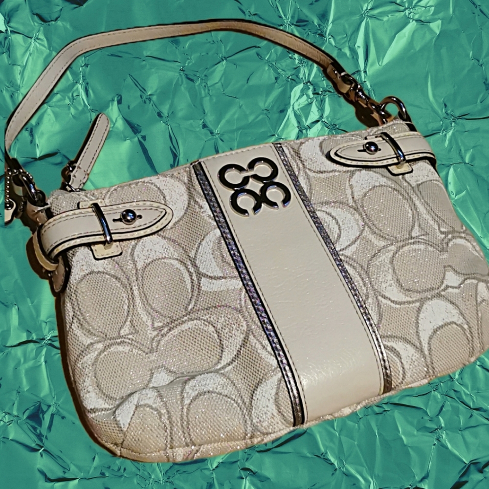 Sparkly small Coach purse